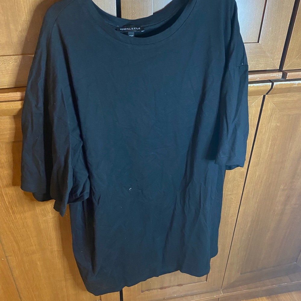 black t-shirt dress